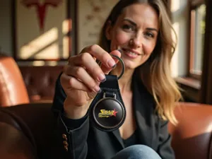 Keyfob Stylish Leather Premium Touch